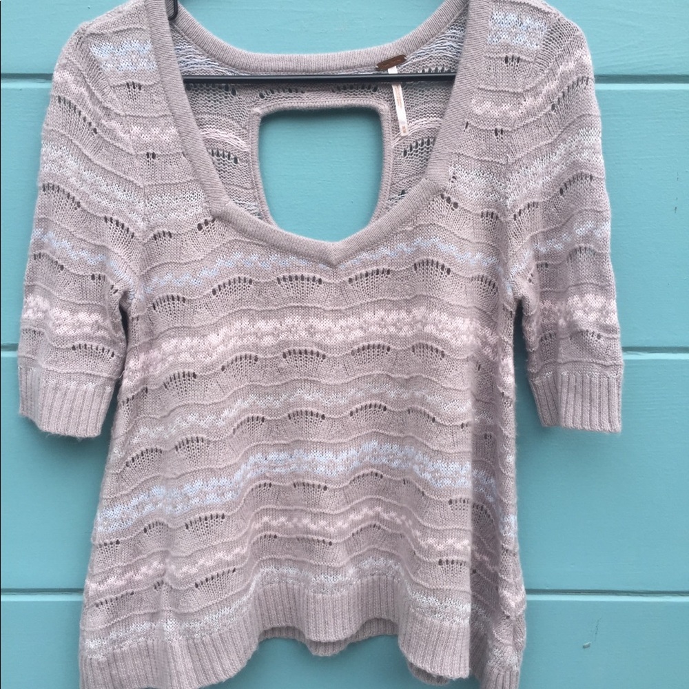 Free People Angora Rabbit Hair sweater, M
